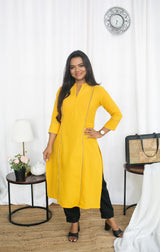 Kurta Top - Yellow Gem