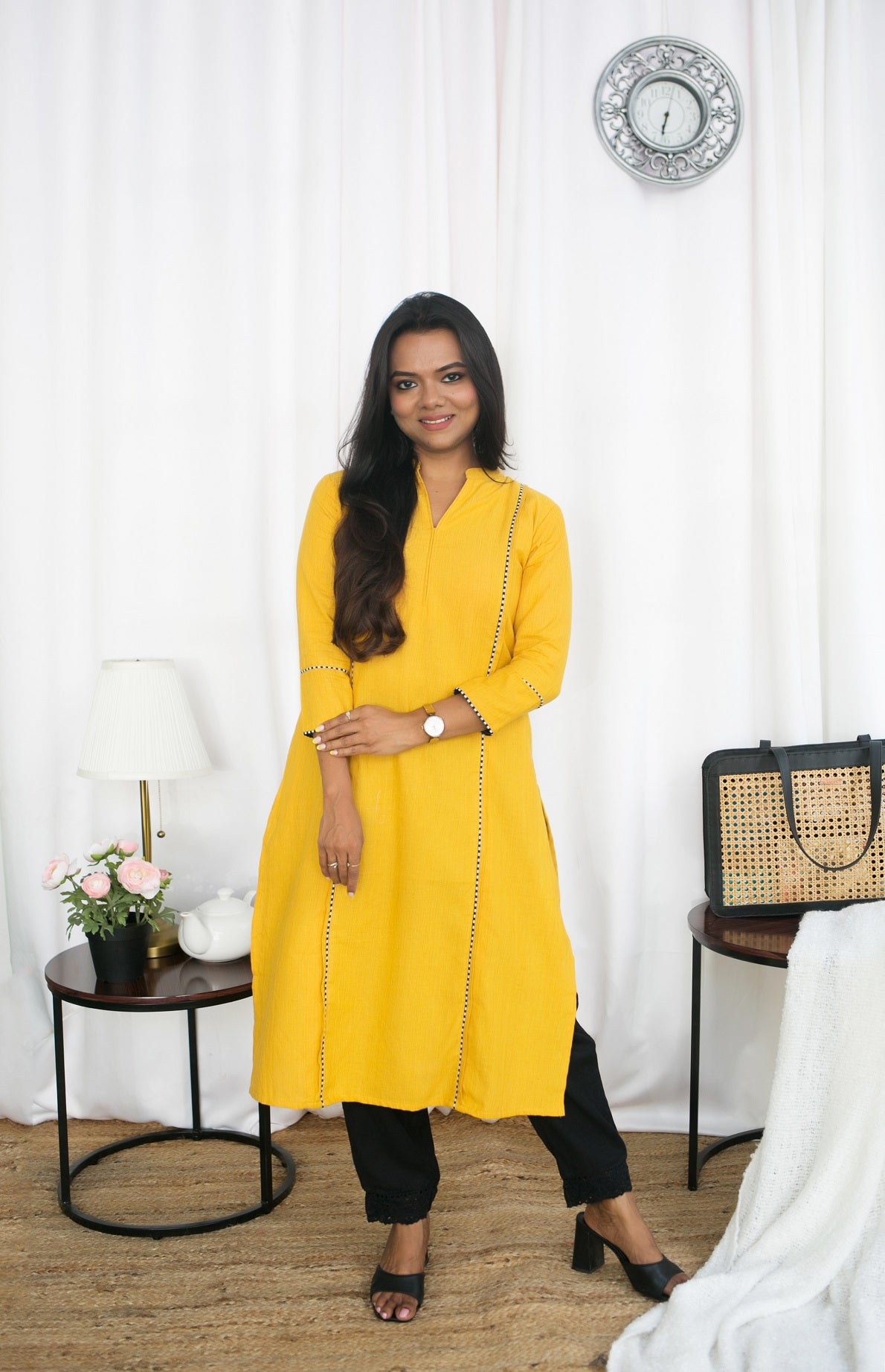 Kurta Top - Yellow Gem