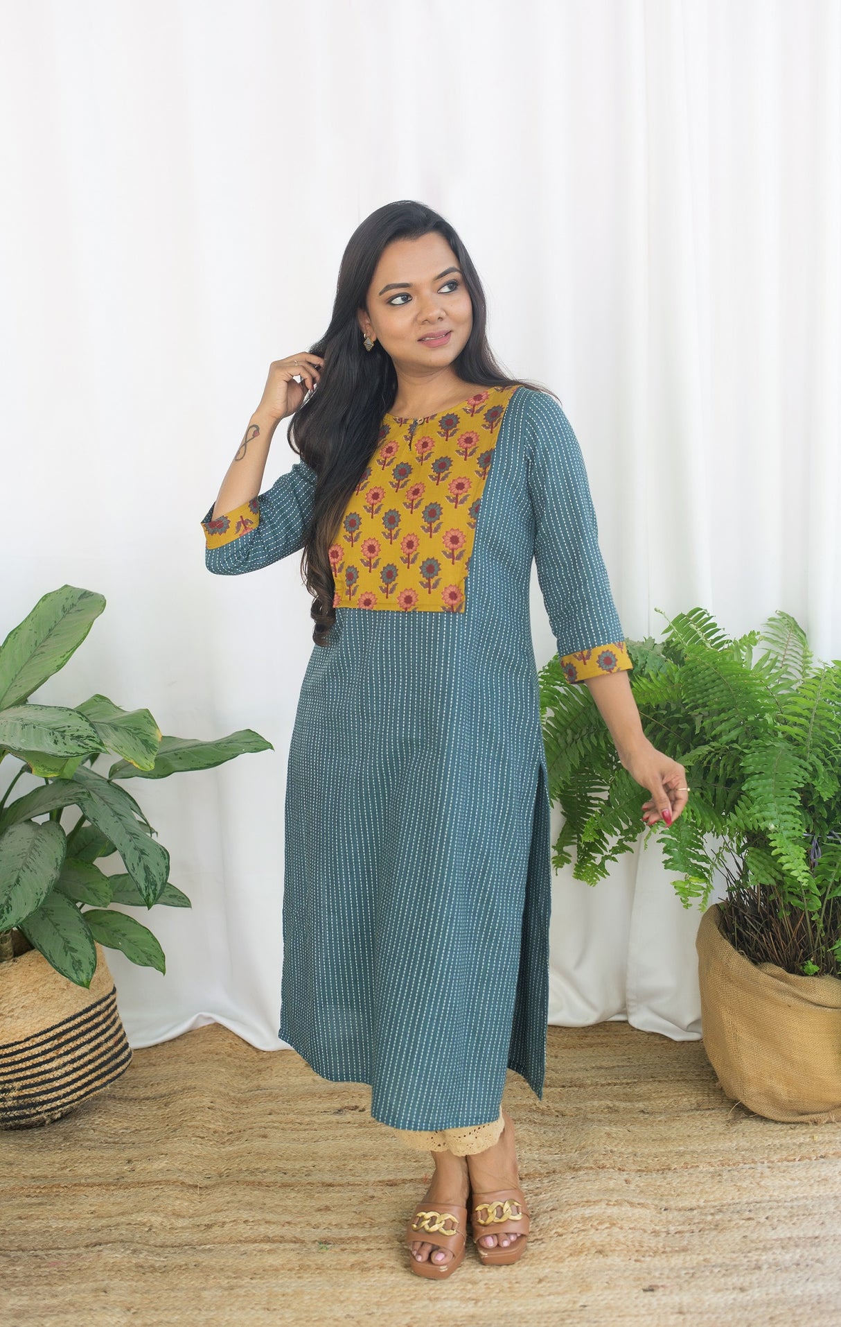 Kurta Top - Teal Up