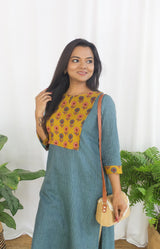 Kurta Top - Teal Up