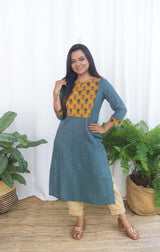 Kurta Top - Teal Up