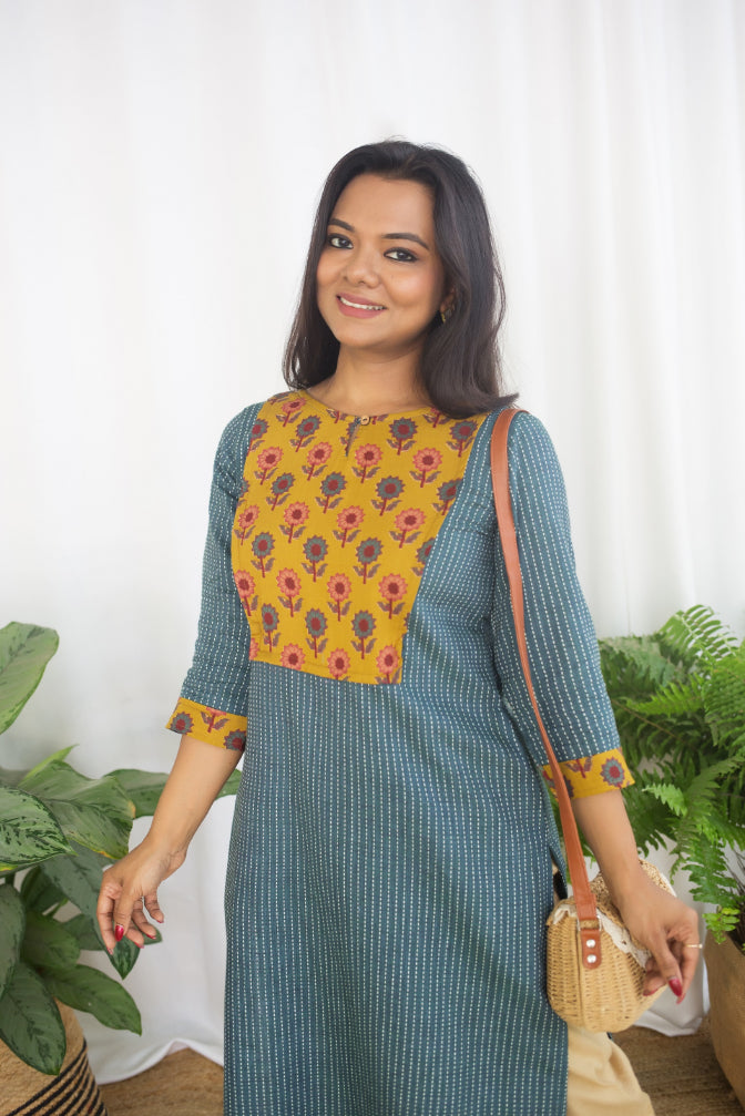 Kurta Top - Teal Up