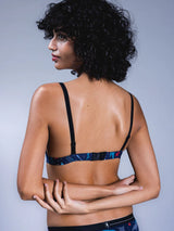 Adjustable Triangle Bra - Printed Colours