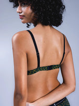 Adjustable Triangle Bra - Printed Colours