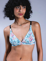 Adjustable Triangle Bra - Printed Colours