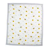 Muslin Toddler Blanket (4 layers) - Bee Garden