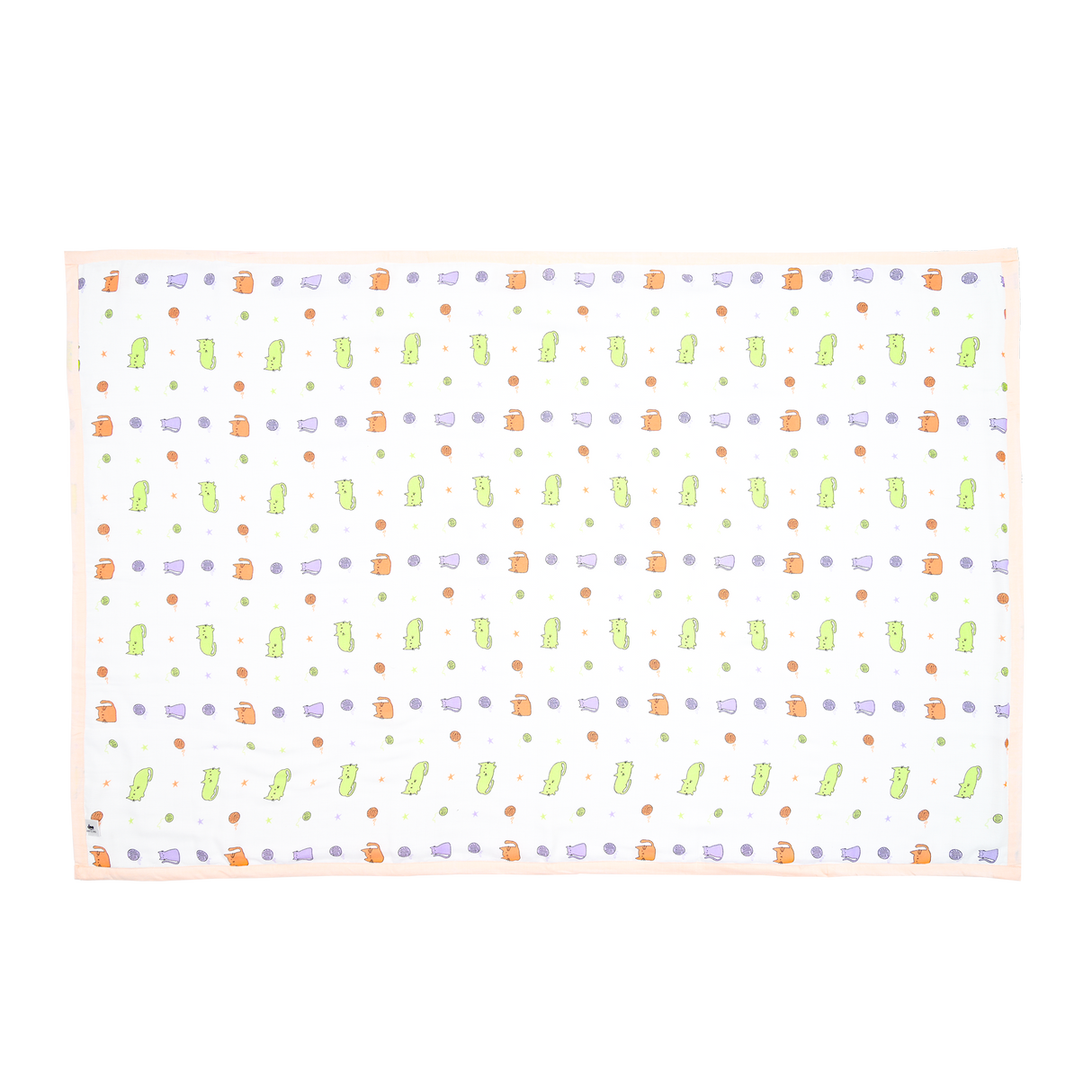 Muslin Toddler Blanket (4 layers) - Cute Kitty