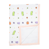 Muslin Toddler Blanket (4 layers) - Cute Kitty