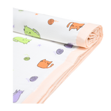 Muslin Toddler Blanket (4 layers) - Cute Kitty