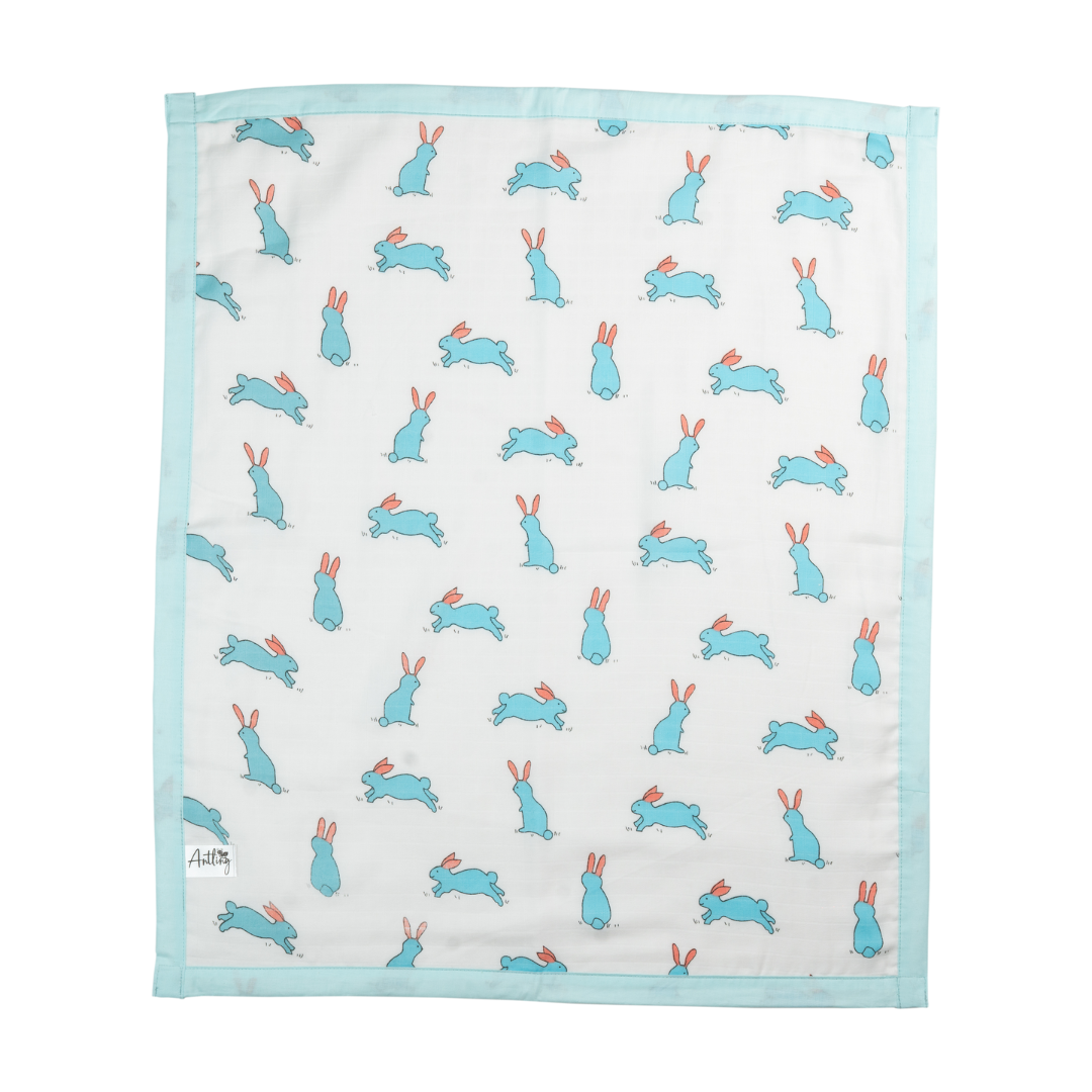 Muslin Toddler Blanket (4 layers) - Hunny Bunny