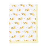 Muslin Toddler Blanket (4 layers) - Yellow Giffy