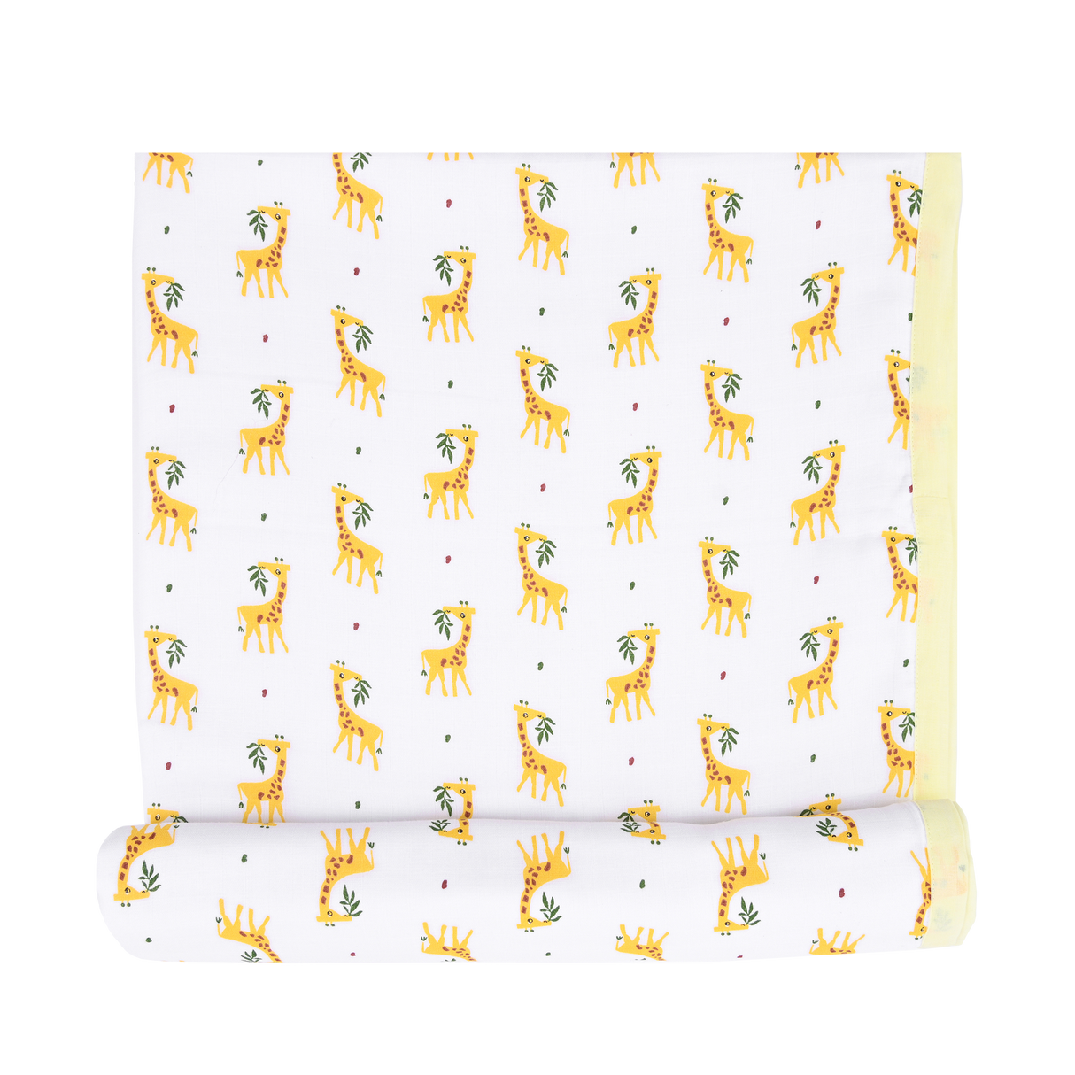 Muslin Toddler Blanket (4 layers) - Yellow Giffy