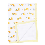 Muslin Toddler Blanket (4 layers) - Yellow Giffy