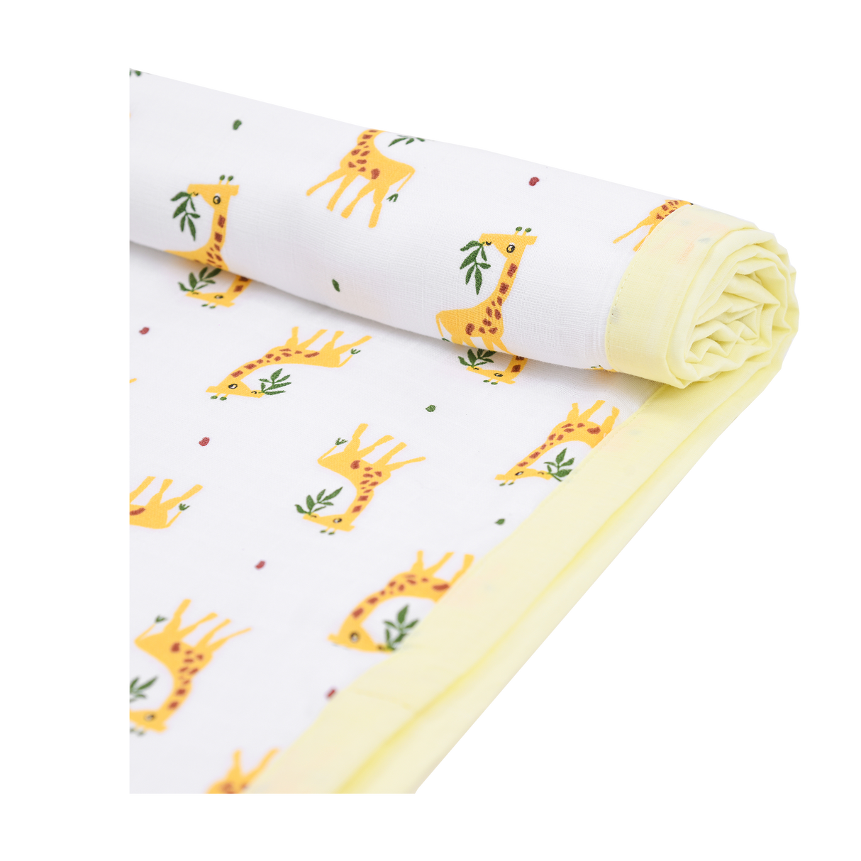 Muslin Toddler Blanket (4 layers) - Yellow Giffy