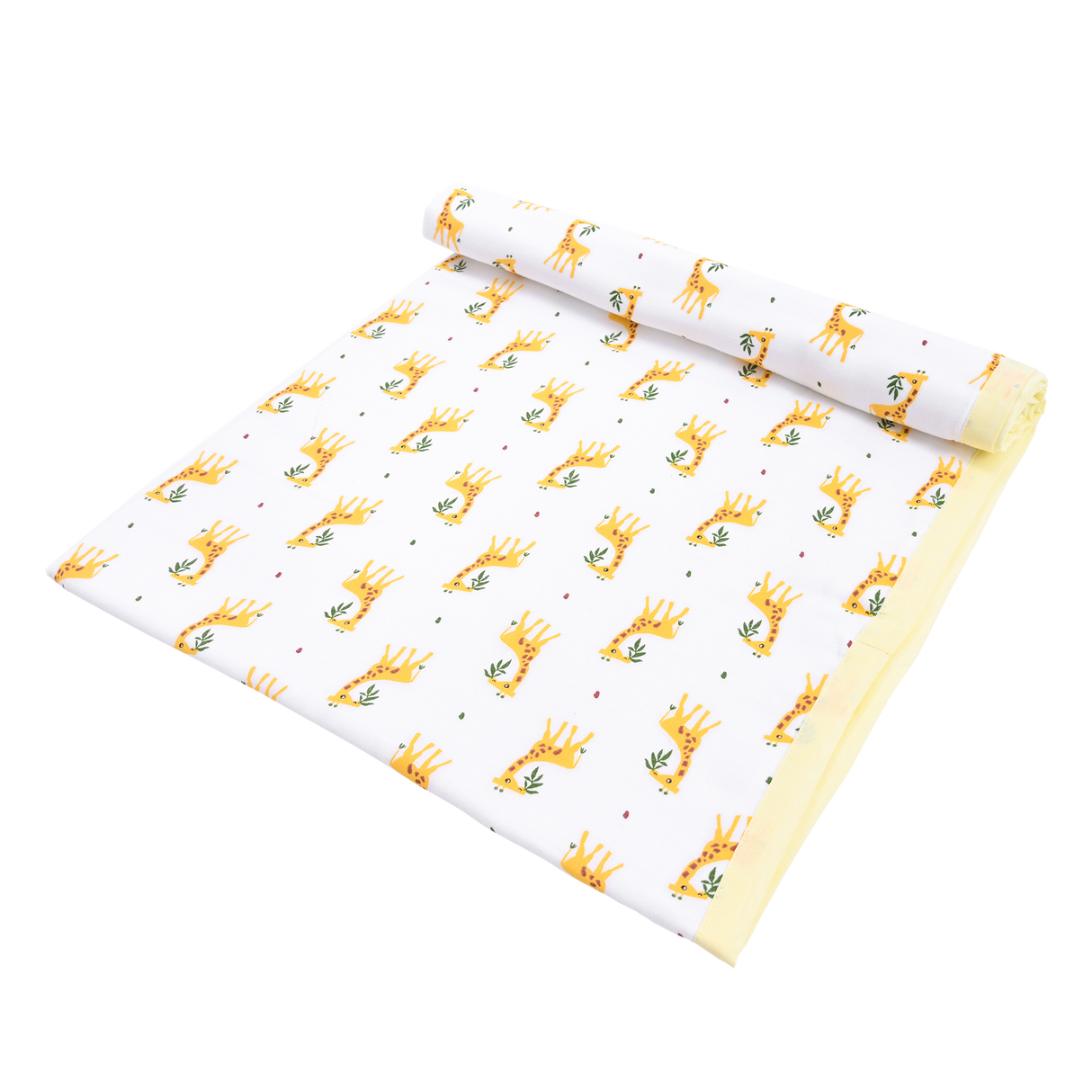 Muslin Toddler Blanket (4 layers) - Yellow Giffy