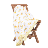 Muslin Toddler Blanket (4 layers) - Yellow Giffy