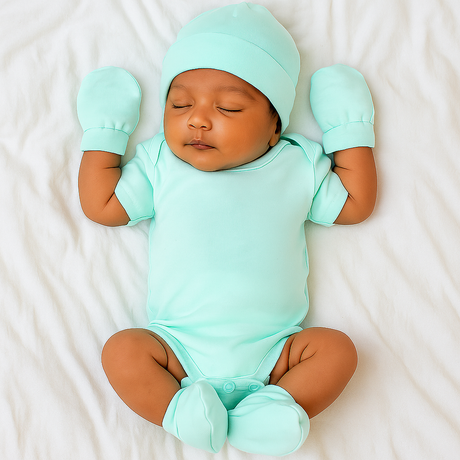 Premium Welcome Baby Combo - Cyan
