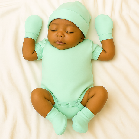 Premium Welcome Baby Combo - Cyan